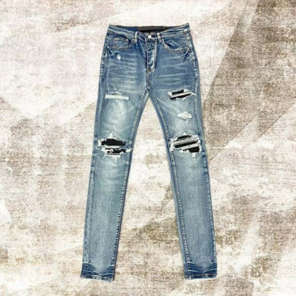 Amiri Ripped Distressed Skinny Jeans